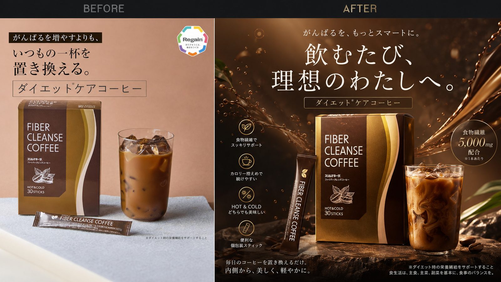 AI画像 Before/After