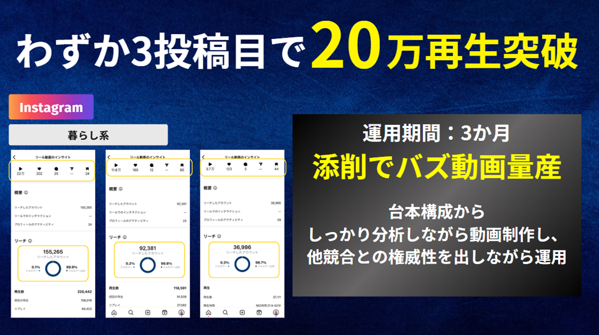 SNS運用実績